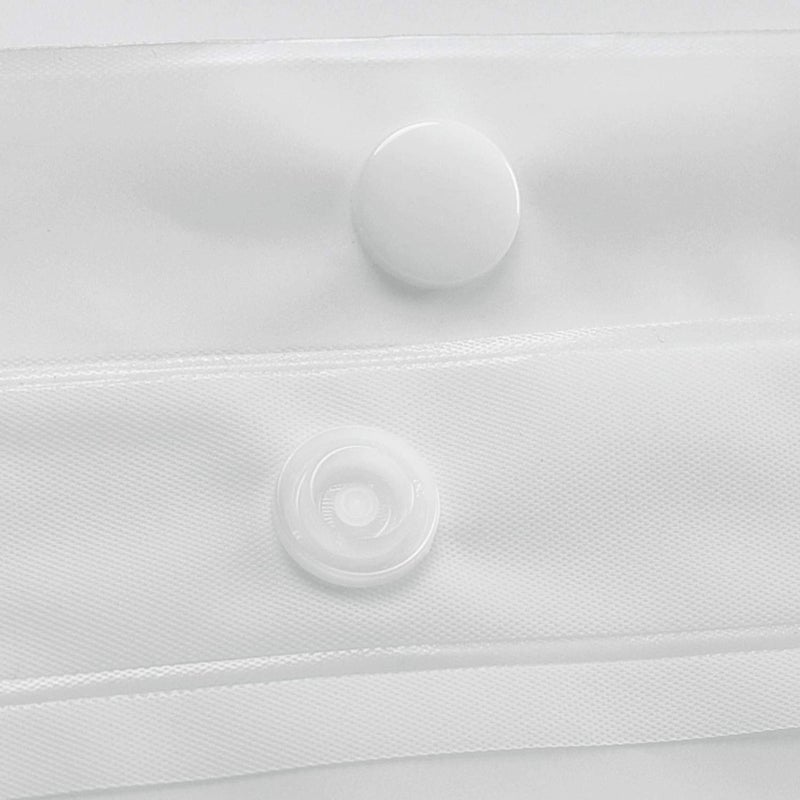 River Dream Plastic(PEVA) Snap in Shower Curtain Liner Replacement with Magnets Removable Liner (1, Plastic-Update) - Image 5